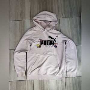 SpongeBob SquarePants puma collab hoodie‎ size large youth